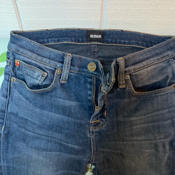 Hudson Dark Blue Wash Skinny Jeans Size 26 - Picture 3 of 11